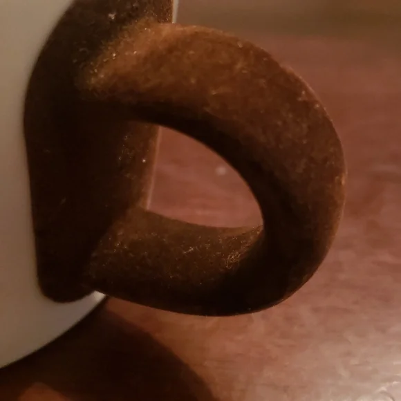 Starbucks 2010 brown felt handle mug - Picture 3 of 5
